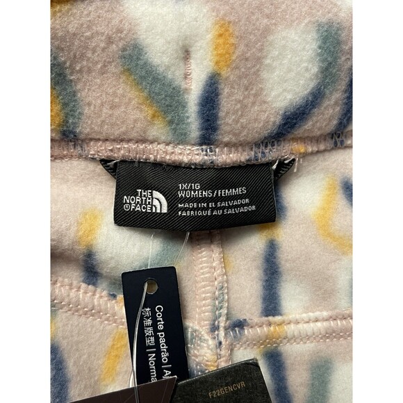 The North Face Womens 1X Plus Alpine Polartec 100 Fleece Pants Pink Moss NWT - Picture 6 of 12